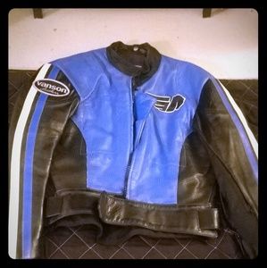 Vanson leather motorcycle jacket